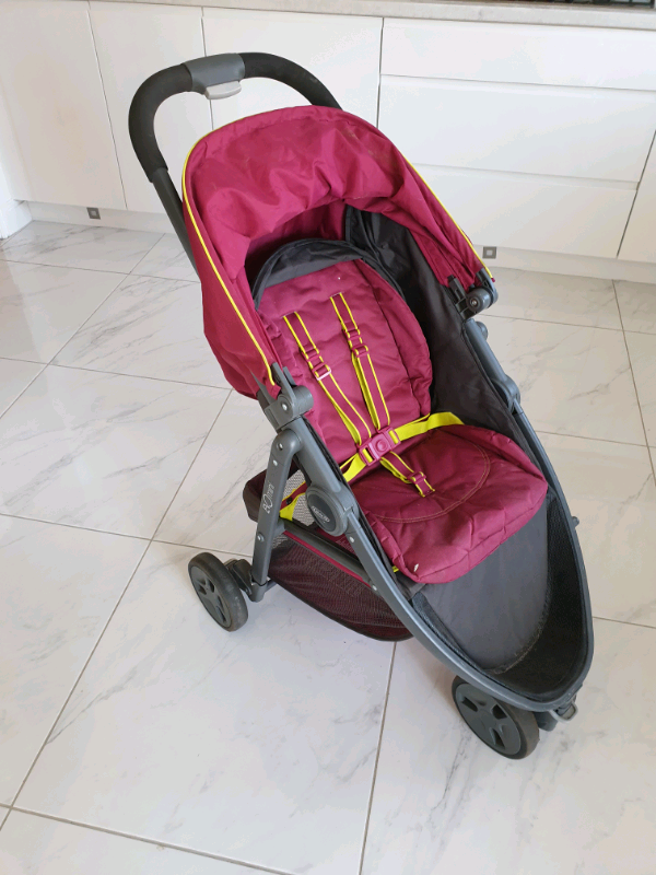 graco pink stroller
